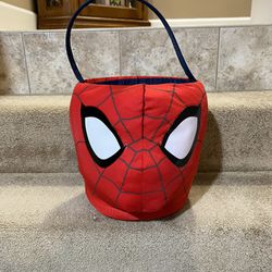 Marvel Spiderman New  Jumbo Plush Halloween Bucket Easter Basket
