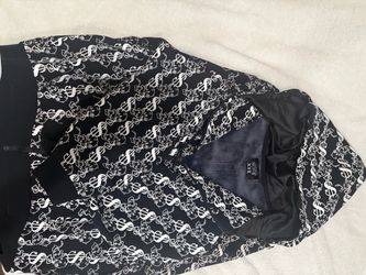 Blue Strips La hoodie all black XXL