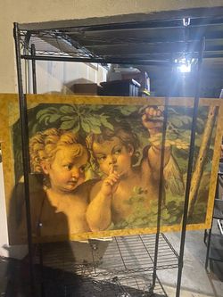 VINTAGE Angel painting