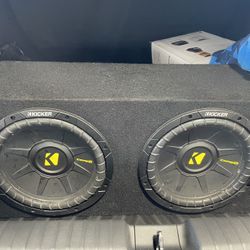 Kicker Subwoofers W/ Box Included 