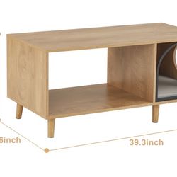 Coffee Table With Cat Nook. Still In Box. 