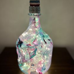 Water Marbling lamp