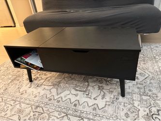 Coffee table snack drawer