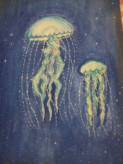 Jellyfish 🪼 painting
