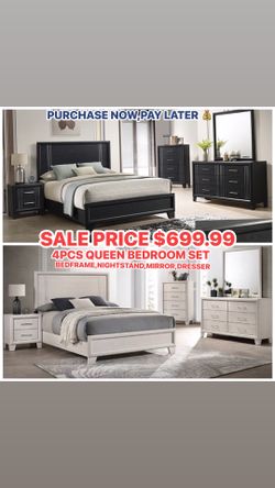 4pcs Queen Bedroom Set
