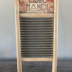 Dubl Handi 2133 Wood Frame Metal Wash Surface Washboard 8-5/8 x 18 in.