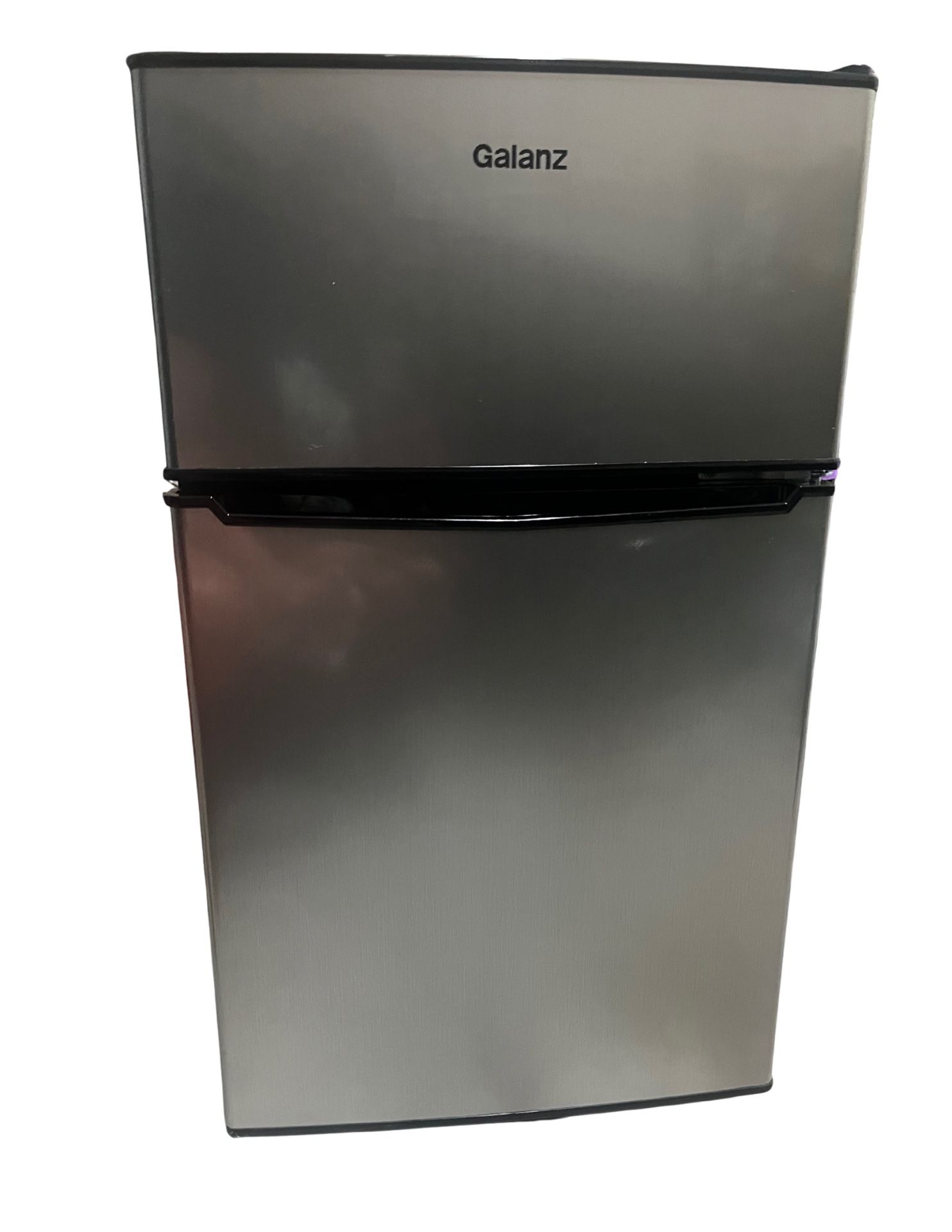 Galanz 3.1 Cu Ft - Mini Fridge with Freezer (Stainless Steel)