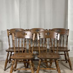 S. BENT & BROS. Hardwood Chairs 