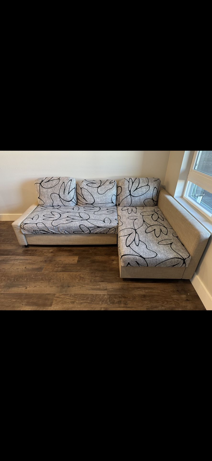 Title **IKEA FRIHETEN Sleeper Sectional Sofa Bed w/ Storage (Original $1,000) – $250