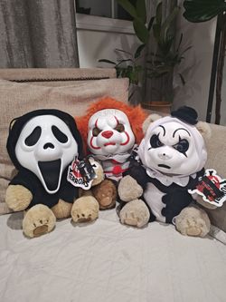 Teddy Terrors Horror Plush Set of 3