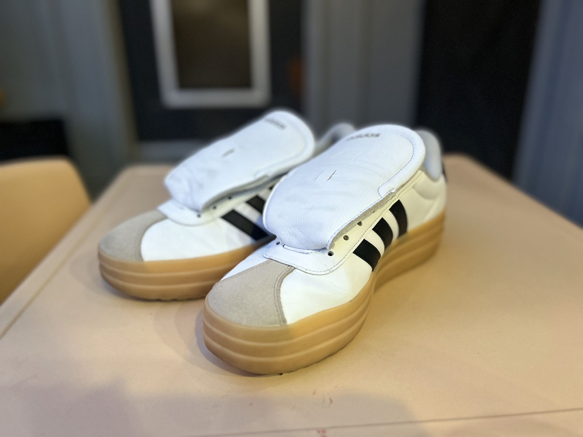 adidas VL Court Bold White Black (Size 11)