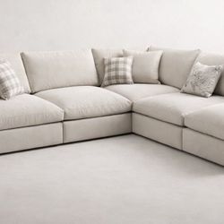 5 Piece CLOUD SECTIONAL 🩶🤍 In BEIGE