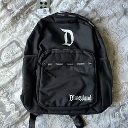 Disneyland Resort Black Backpack - Official Park Merch