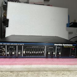 Hartke MODEL 2000 BASS AMPLIFIER 200 WATTS