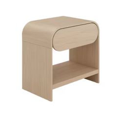  Mid-Century Modern Iris Light Oak Nightstand