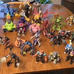 Various Ninja Turtles Action Figures