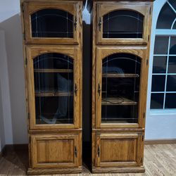 Solid Oak Cabinets