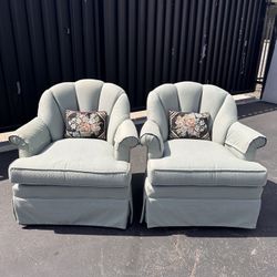 Pair of Shell Back Classic Swivel