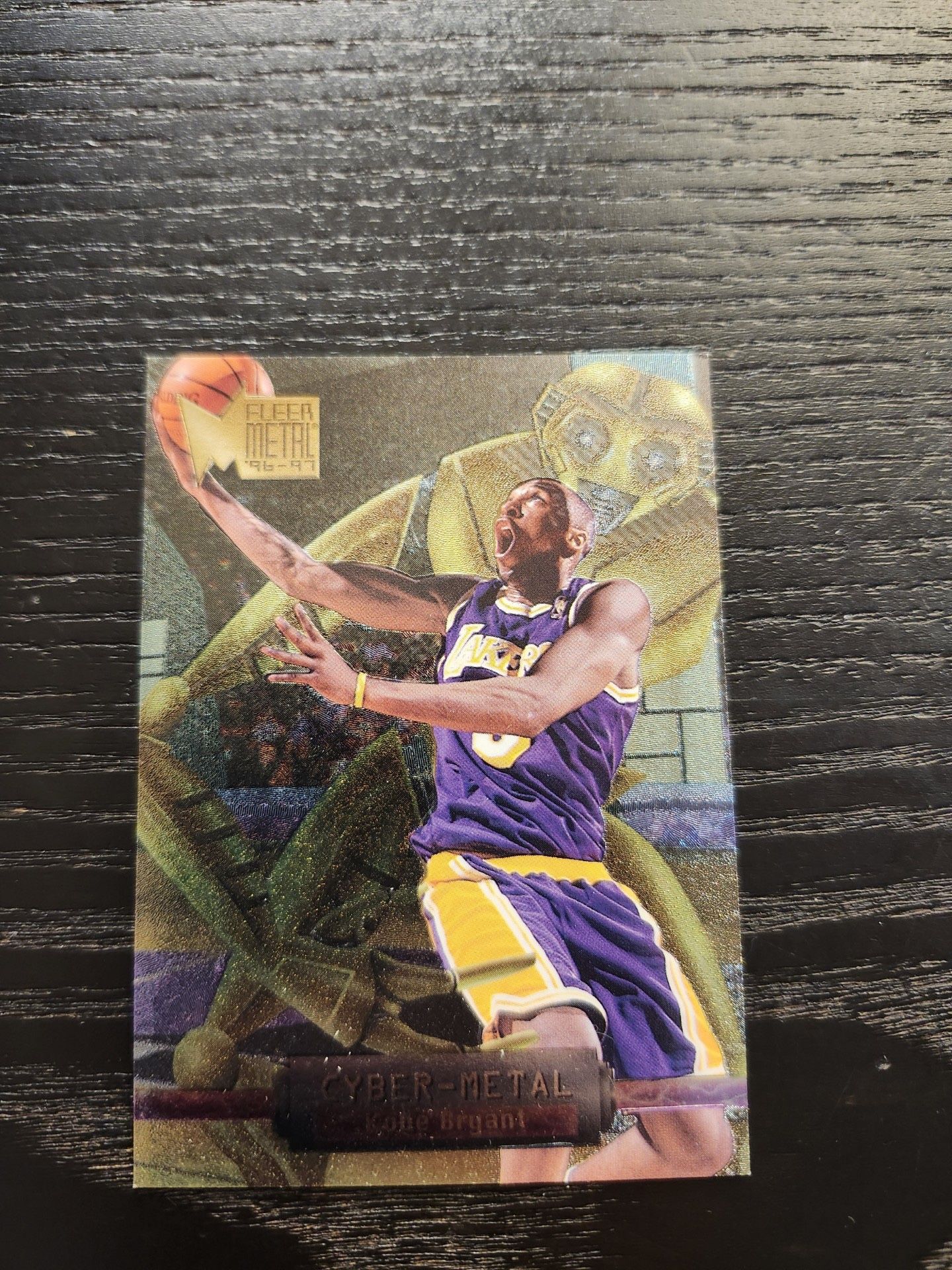 1996-97 Fleer Metal Cyber Kobe Bryant Rookie Card
