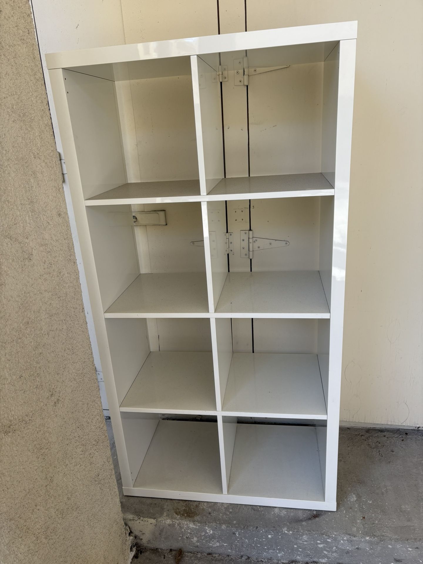 White Cubbie Shelves 