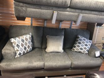 😻Beautiful Gray Sofa 🛋 and love seat set from Ashley’s @Jordan Home Furniture