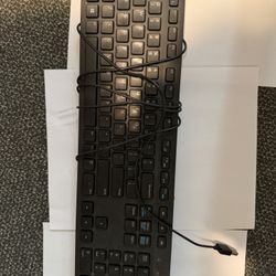 Dell Wired USB Keyboard – Full Size – Black