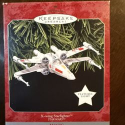 1998 Hallmark X-Wing Starfighter Star Wars Ornament