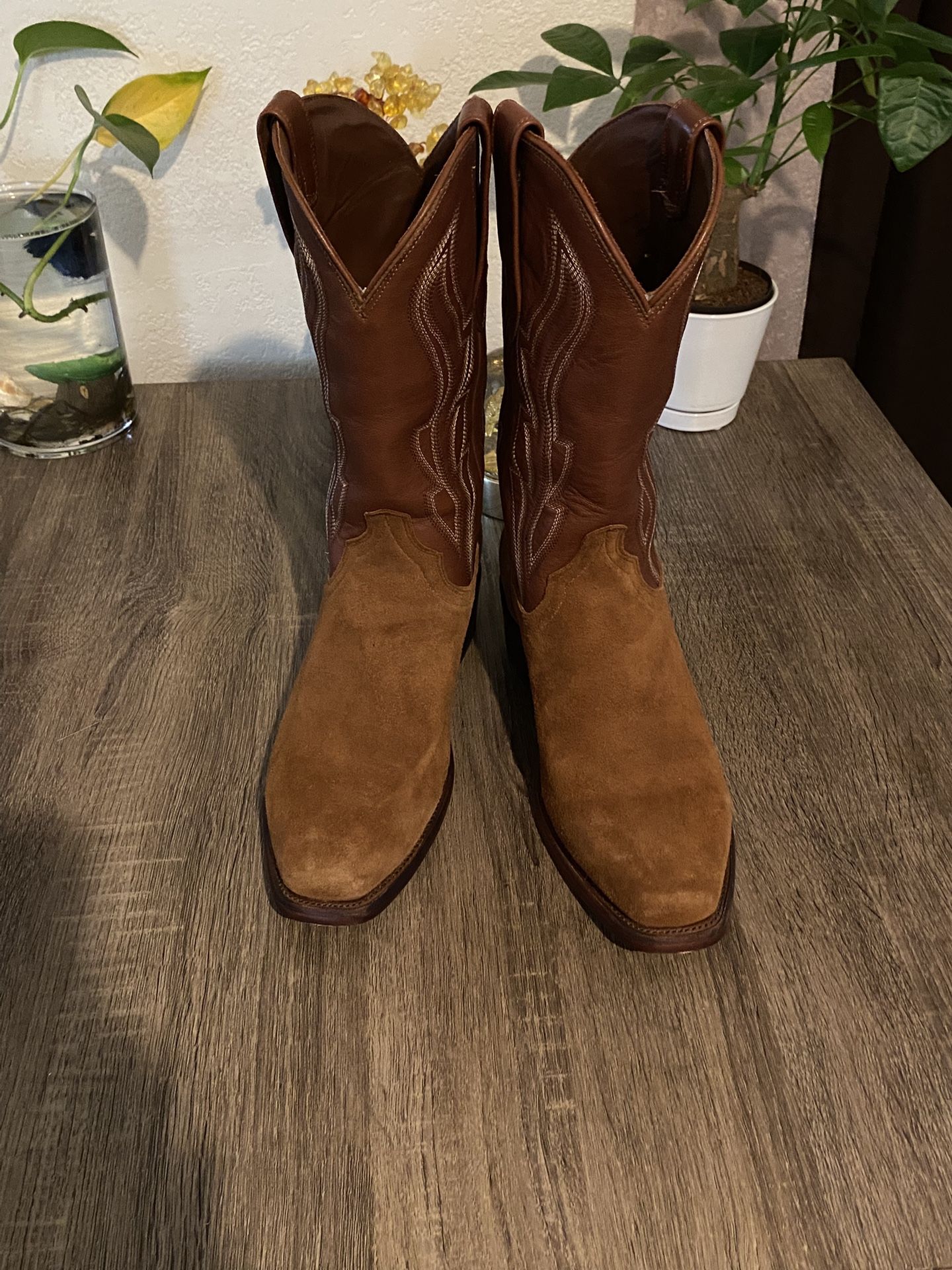 Tecovas, Limited Edition The Warren, Honey Deerskin Roughout, Size 9D Men