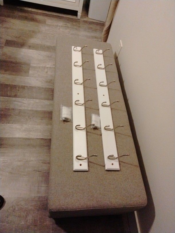 6- Hook WALL MOUNT RACK (2 Available)