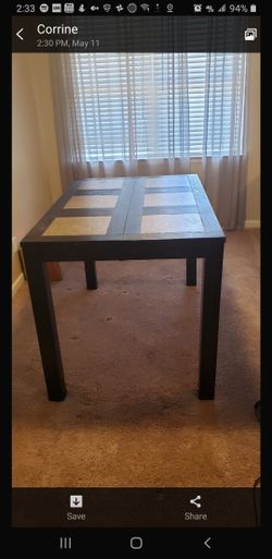 Dining table set