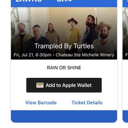 Trampled By Turtles Tickets July 21, 2023