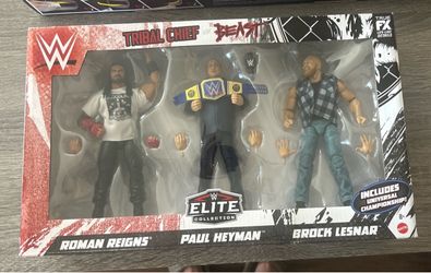 WWE elite Brock/heyman/reigns