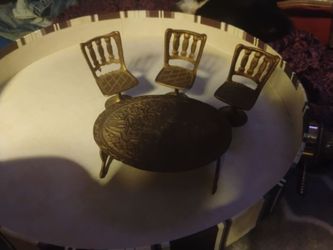 Miniature brass furniture vintage