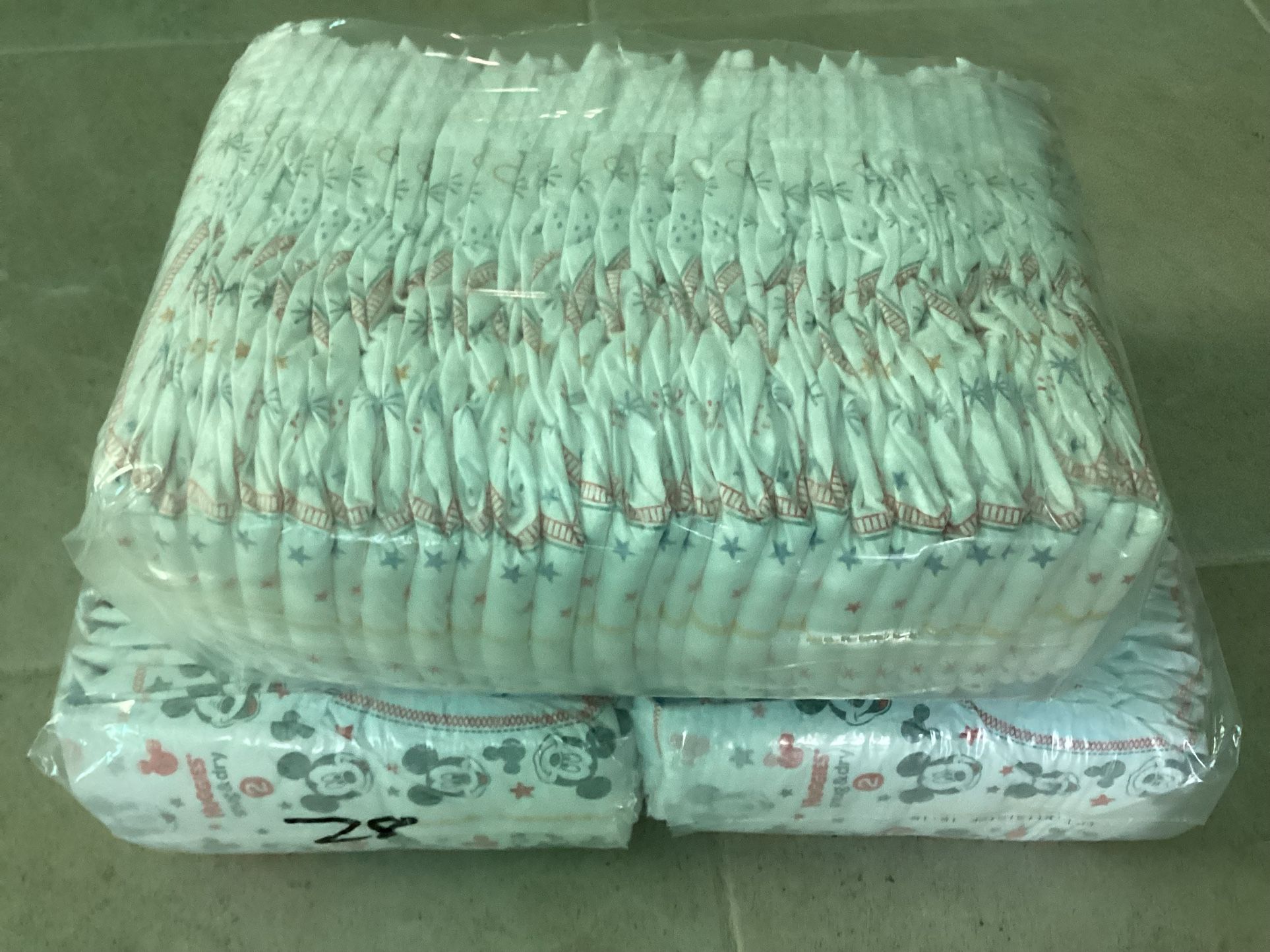 Huggies Diapers  3 packs of 28 count size 2 