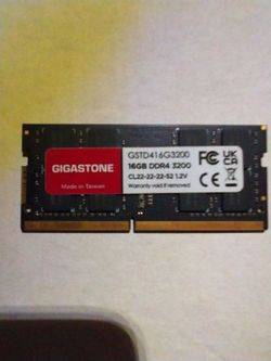 Gigastone 16GB DDR4 3200 Laptop RAM