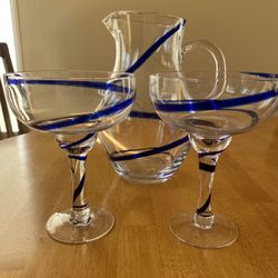 Margarita Pitcher and 2 Glasses