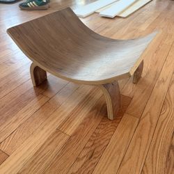 Etsy - modern formed wood firewood holder