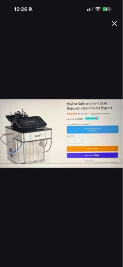 Sollift Hydro Soline 5-in-1 Facial Machine