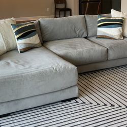 West Elm Dalton Chaise Sectional 