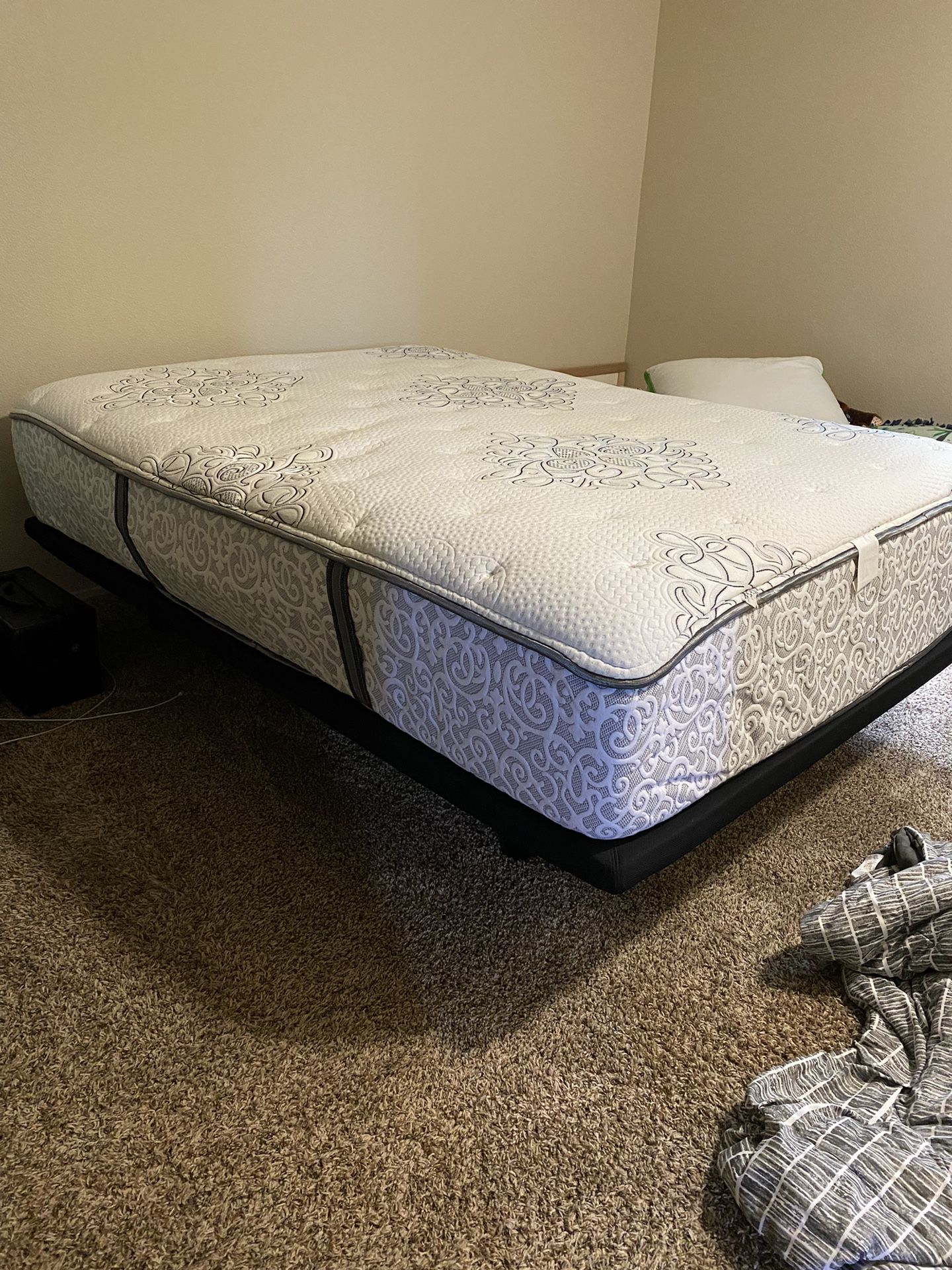 Adjustable Queen Base And Bed 