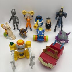 Lot Of 11 Vintage Burger King Kids Meal Toys Dragon Ball M&M’s Mr.Fixit And More