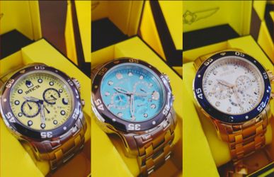 FIRM! $225 FOR 3 INVICTA PRO DIVERS
