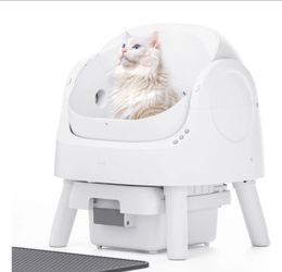 new inbox Open-Top Self Cleaning with Safety Protection Automatic Cat Litter Box