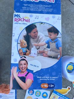 Ms Rachel potty training doll & book