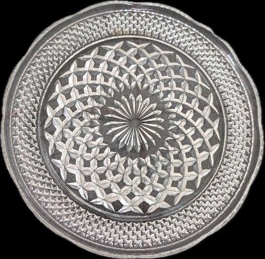 Crystal Cut Glass Platter