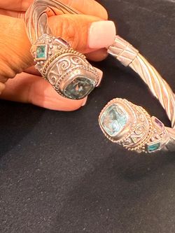 Beautiful Unisex Bracelet Casting in Sterling Silver And 14k Gold.