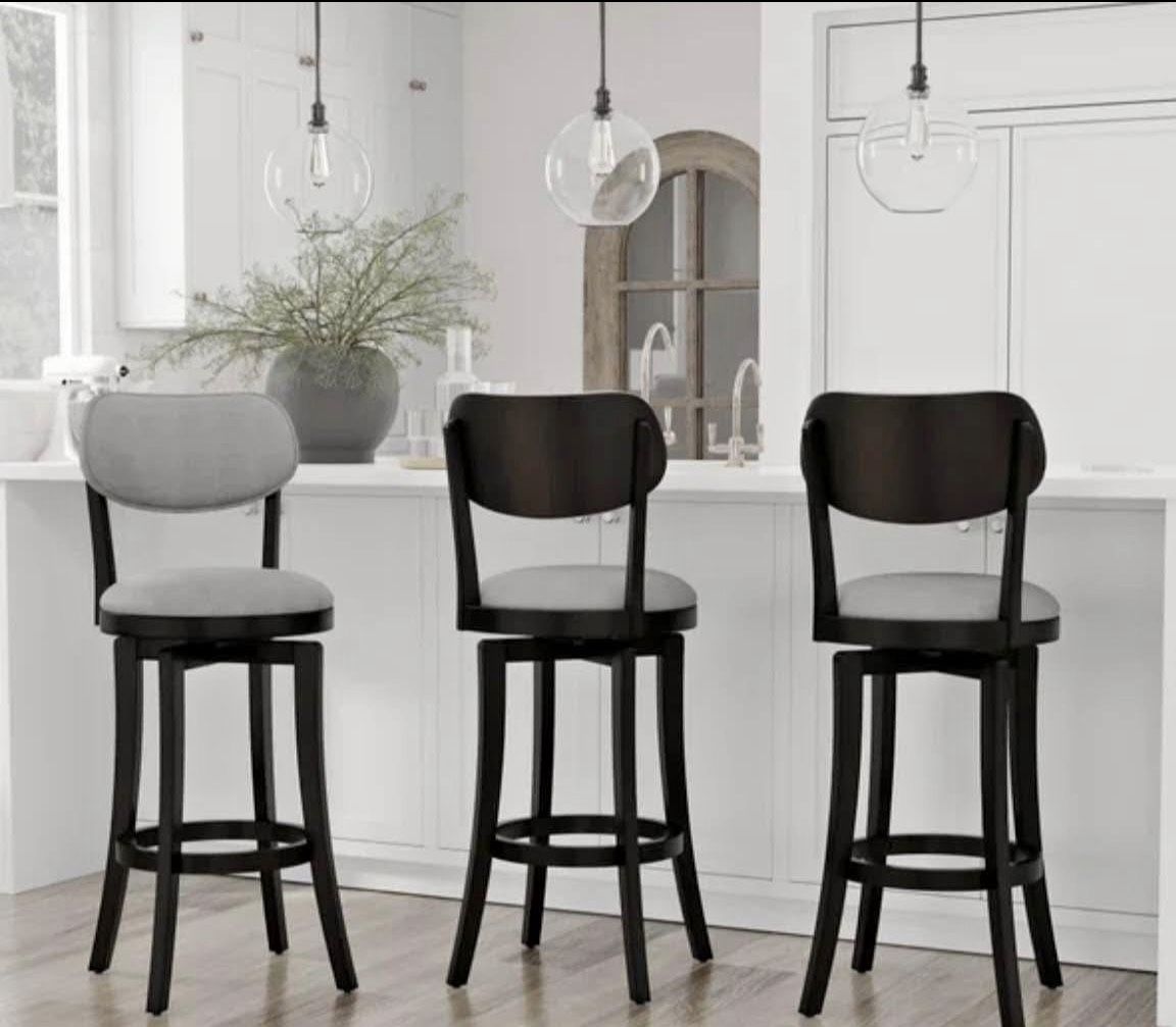 NEW Saul 31” Swivel Barstools 6 pack
