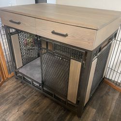 X-Large Dog Crate W/ Drawers