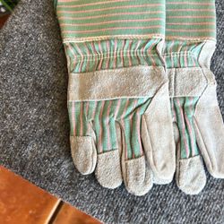 Leather Work Gloves 