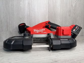 Milwaukee M18 Fuel Compact Band Saw 2829-20 w/ 5.0Ah Battery (A1D030443)